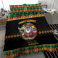 Afro-Jamaicans Christmas Bedding Set Most Likely To Smoke With Santa - African Pride