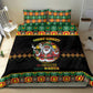 Afro-Jamaicans Christmas Bedding Set Most Likely To Smoke With Santa - African Pride