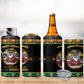 Afro-Jamaicans Christmas 4 in 1 Can Cooler Tumbler Most Likely To Smoke With Santa - African Pride