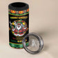 Afro-Jamaicans Christmas 4 in 1 Can Cooler Tumbler Most Likely To Smoke With Santa - African Pride