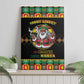 Afro-Jamaicans Christmas Canvas Wall Art Most Likely To Smoke With Santa - African Pride