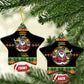 Afro-Jamaicans Christmas Ceramic Ornament Most Likely To Smoke With Santa - African Pride