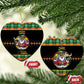 Afro-Jamaicans Christmas Ceramic Ornament Most Likely To Smoke With Santa - African Pride