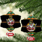 Afro-Jamaicans Christmas Ceramic Ornament Most Likely To Smoke With Santa - African Pride