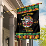 Afro-Jamaicans Christmas Garden Flag Most Likely To Smoke With Santa - African Pride