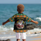 Afro-Jamaicans Christmas Kid Hawaiian Shirt Most Likely To Smoke With Santa - African Pride