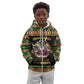 Afro-Jamaicans Christmas Kid Hoodie Most Likely To Smoke With Santa - African Pride