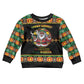 Afro-Jamaicans Christmas Kid Ugly Christmas Sweater Most Likely To Smoke With Santa - African Pride