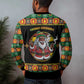 Afro-Jamaicans Christmas Ugly Christmas Sweater Most Likely To Smoke With Santa - African Pride