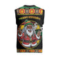 Afro-Jamaicans Christmas Knitted V-Neck Vest Most Likely To Smoke With Santa - African Pride