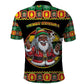 Afro-Jamaicans Christmas Polo Shirt Most Likely To Smoke With Santa - African Pride