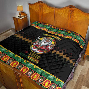 Afro-Jamaicans Christmas Quilt Most Likely To Smoke With Santa - African Pride