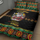 Afro-Jamaicans Christmas Quilt Bed Set Most Likely To Smoke With Santa - African Pride