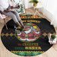 Afro-Jamaicans Christmas Round Carpet Most Likely To Smoke With Santa - African Pride