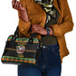 Afro-Jamaicans Christmas Shoulder Handbag Most Likely To Smoke With Santa - African Pride