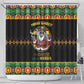 Afro-Jamaicans Christmas Shower Curtain Most Likely To Smoke With Santa - African Pride