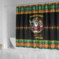 Afro-Jamaicans Christmas Shower Curtain Most Likely To Smoke With Santa - African Pride