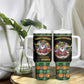 Afro-Jamaicans Christmas Tumbler With Handle Most Likely To Smoke With Santa - African Pride