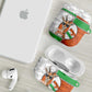 Niger AirPods Case Dama Gazelle Waving Flag Funny Style