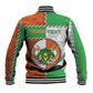 Personalized Niger Baseball Jacket Dama Gazelle Waving Flag Funny Style