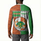 Personalized Niger Button Sweatshirt Dama Gazelle Waving Flag Funny Style