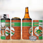 Personalized Niger 4 in 1 Can Cooler Tumbler Dama Gazelle Waving Flag Funny Style