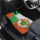 Personalized Niger Car Mats Dama Gazelle Waving Flag Funny Style