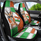 Niger Car Seat Cover Dama Gazelle Waving Flag Funny Style