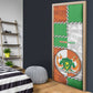 Personalized Niger Door Cover Dama Gazelle Waving Flag Funny Style