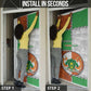 Personalized Niger Door Cover Dama Gazelle Waving Flag Funny Style