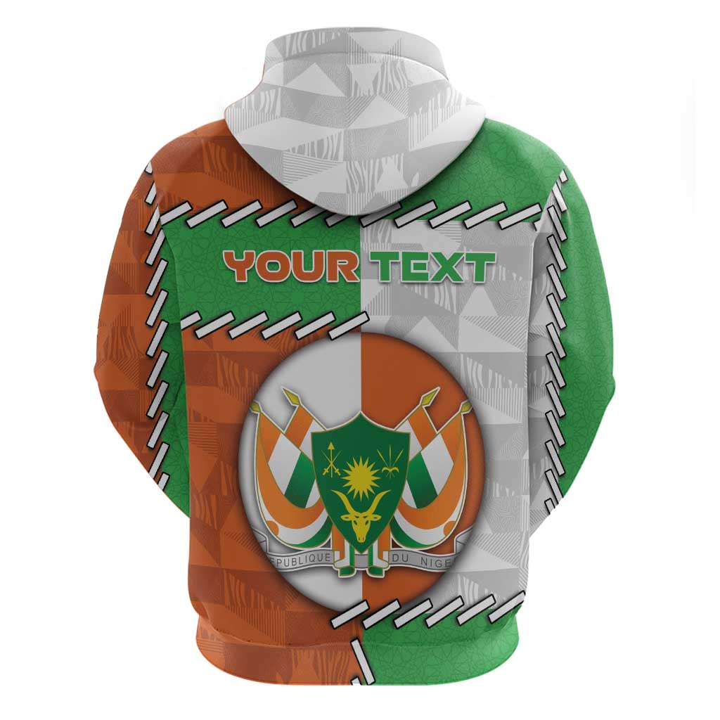 Personalized Niger Hoodie Dama Gazelle Waving Flag Funny Style