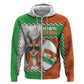 Personalized Niger Hoodie Dama Gazelle Waving Flag Funny Style