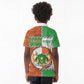 Personalized Niger Kid Polo Shirt Dama Gazelle Waving Flag Funny Style