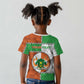 Personalized Niger Kid T shirt Dama Gazelle Waving Flag Funny Style