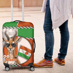 Niger Luggage Cover Dama Gazelle Waving Flag Funny Style
