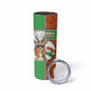 Personalized Niger Skinny Tumbler Dama Gazelle Waving Flag Funny Style
