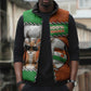 Personalized Niger Sleeveless Puffer Jacket Dama Gazelle Waving Flag Funny Style