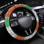 Niger Steering Wheel Cover Dama Gazelle Waving Flag Funny Style
