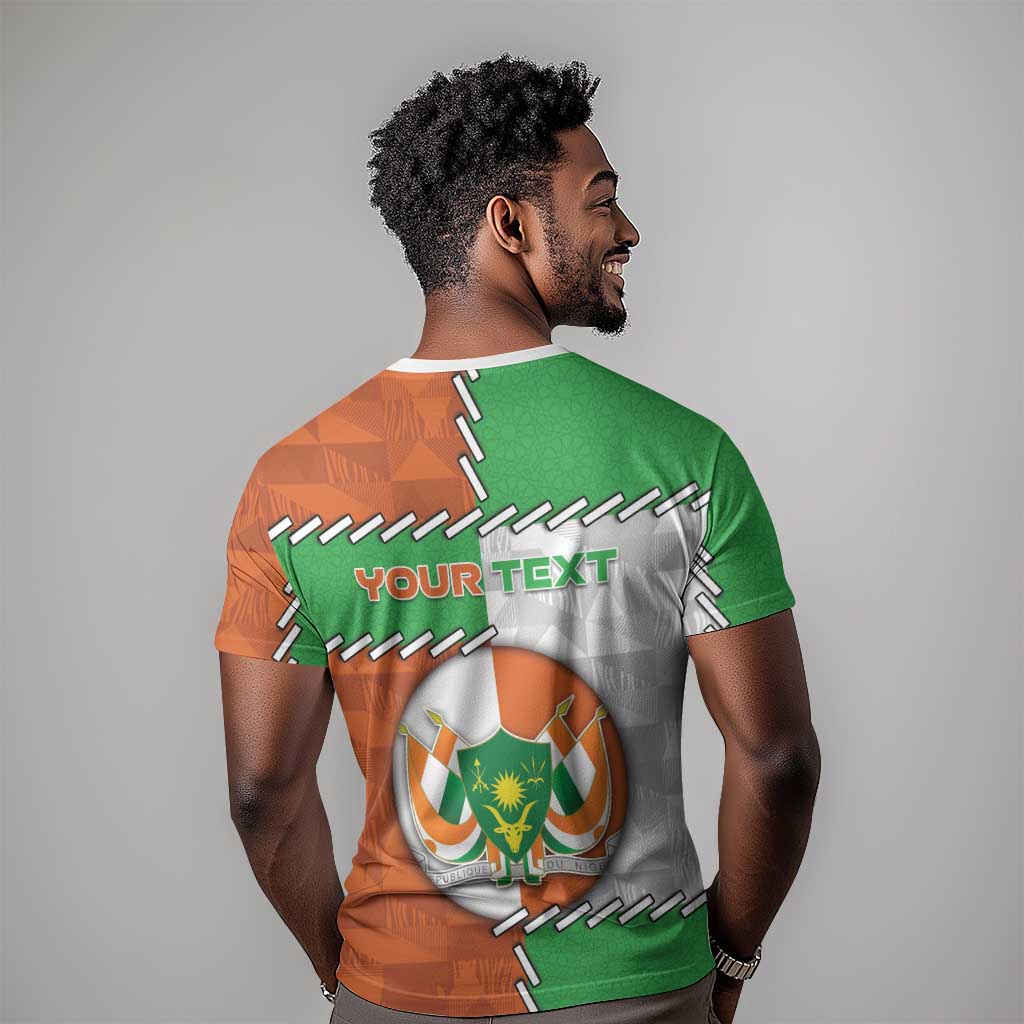 Personalized Niger T shirt Dama Gazelle Waving Flag Funny Style
