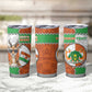 Personalized Niger Tumbler Cup Dama Gazelle Waving Flag Funny Style