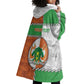 Personalized Niger Wearable Blanket Hoodie Dama Gazelle Waving Flag Funny Style