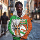 Personalized Niger Zip Hoodie Dama Gazelle Waving Flag Funny Style