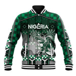Personalized Nigeria Baseball Jacket Eagle With Tribal Patterns