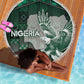 Nigeria Beach Blanket Eagle With Tribal Patterns