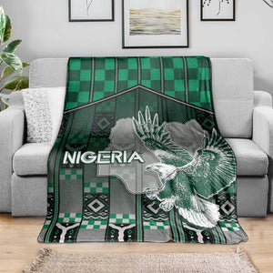 Nigeria Blanket Eagle With Tribal Patterns