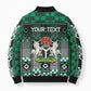Personalized Nigeria Bomber Puffer Jacket Eagle With Tribal Patterns