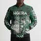 Personalized Nigeria Bomber Puffer Jacket Eagle With Tribal Patterns