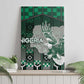 Nigeria Canvas Wall Art Eagle With Tribal Patterns