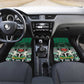 Personalized Nigeria Car Mats Eagle With Tribal Patterns