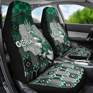 Nigeria Car Seat Cover Eagle With Tribal Patterns